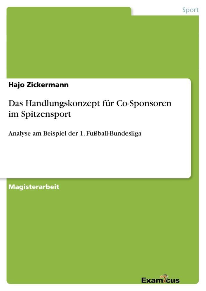 Thumbnail - Hajo Zickermann | Das Handlungskonzept Für Co-sponsoren Spitzensport |