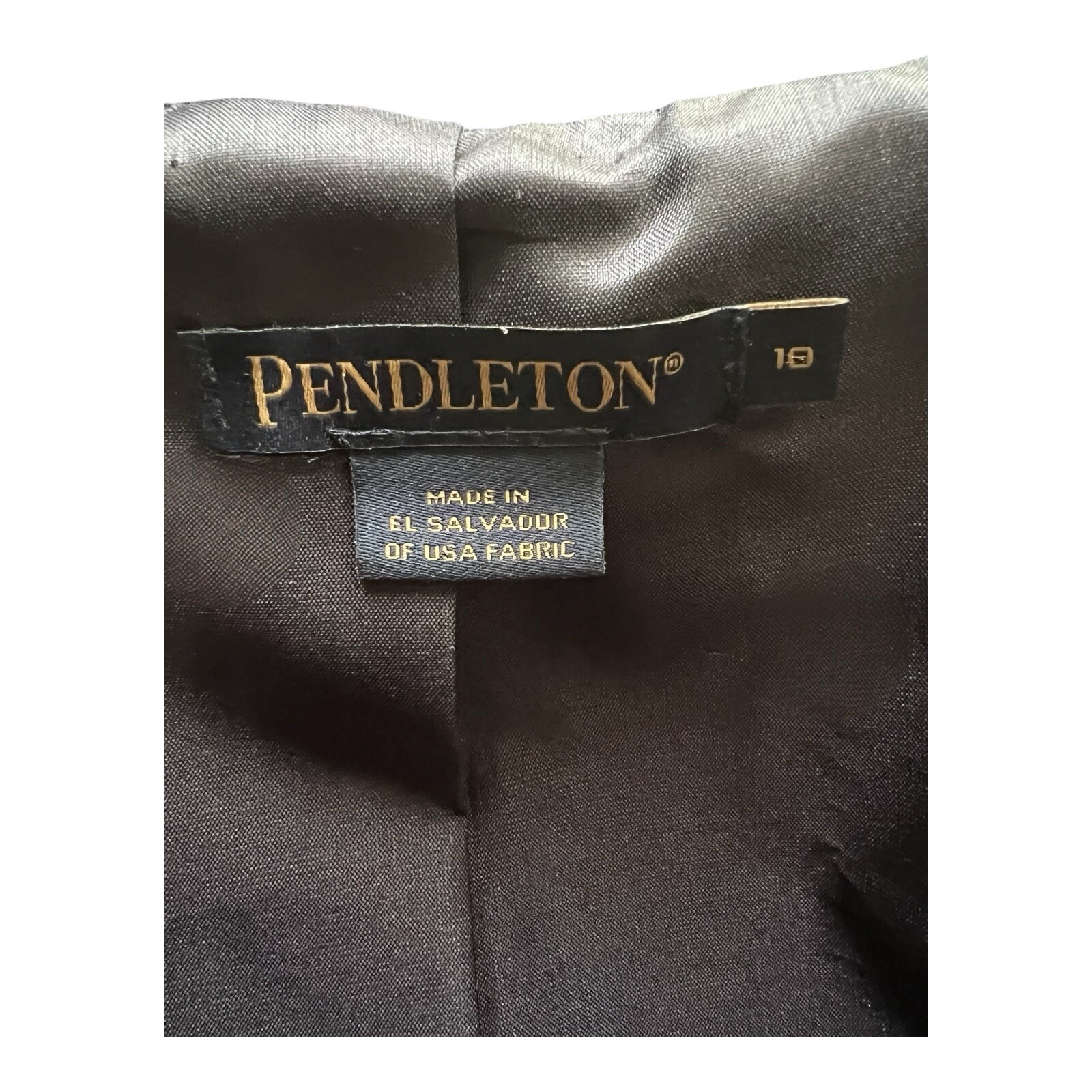 Pendleton Virgin Wool Button Blazer Womens Size 10 - image 6