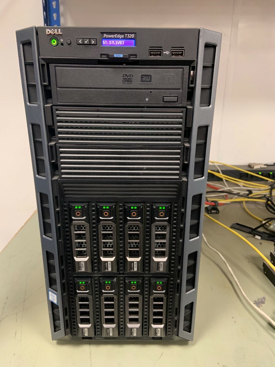 Dell PowerEdge T320, Intel Xeon E5-2440 v2, 48GB DDR3, H310, 8x