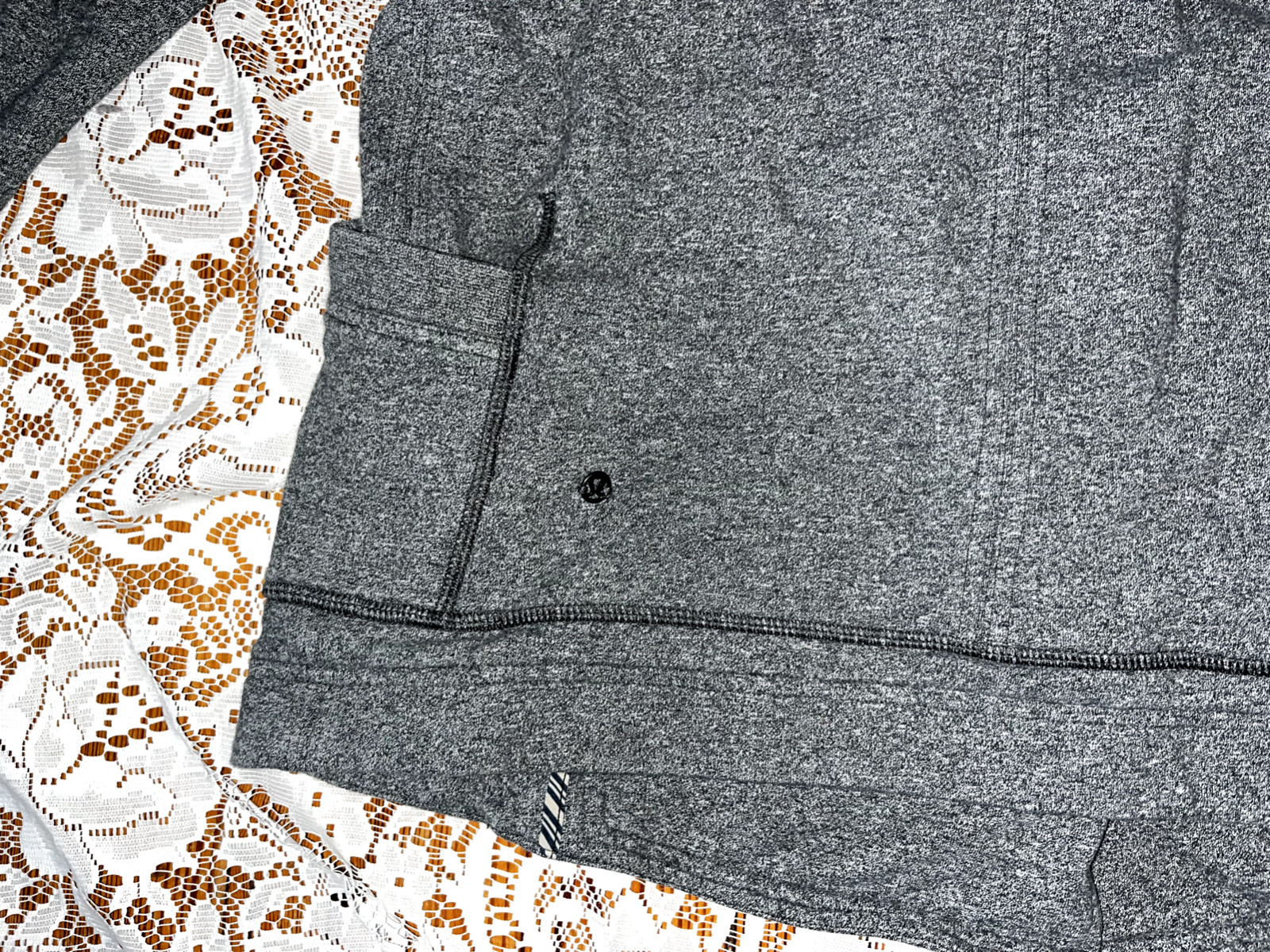 PPWC Heathered Gray lululemon jacket oversized ho… - image 13