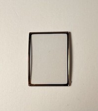 Genuine Sapphire rectangle crystal for Patek Philippe, small signs of wear