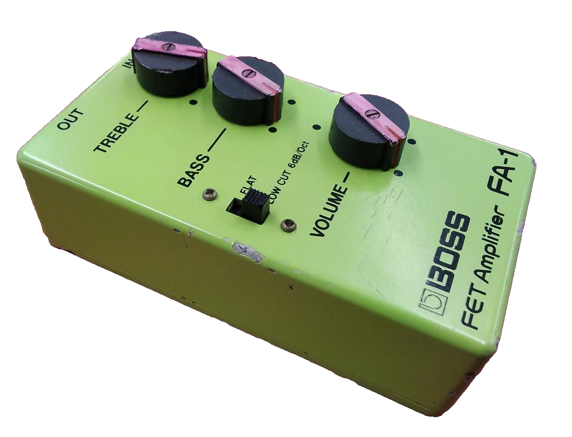 BOSS FA-1 FET Amplifier Guitar Effects Pedal - Vintage Guitar Tone