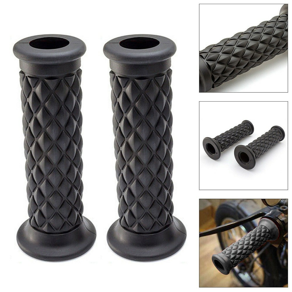 Motorrad Lenkergriffe Universal 7/8 Zoll - Rutschfeste Gummi Griffs Für Bike & Dirt Bike | 2er Set Verschiedene Farben