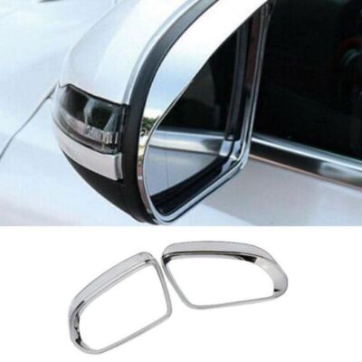 Rear View Side Door Mirror Fit For Benz Glb 2020~2022 2pcs Chrome Frame Cover