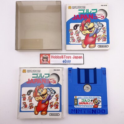 Nintendo Famicom Disk System MARIO GOLF JAPAN COURSE 1987 getestet & funktion...