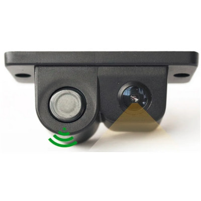 2in1 Car Parking Sensor Radar Waterproof Rear View Backup Reversing Camera Alarm