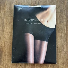 Victoria's Secret Body By Victoria Low Rise Control Top Pantyhose Size C Nude