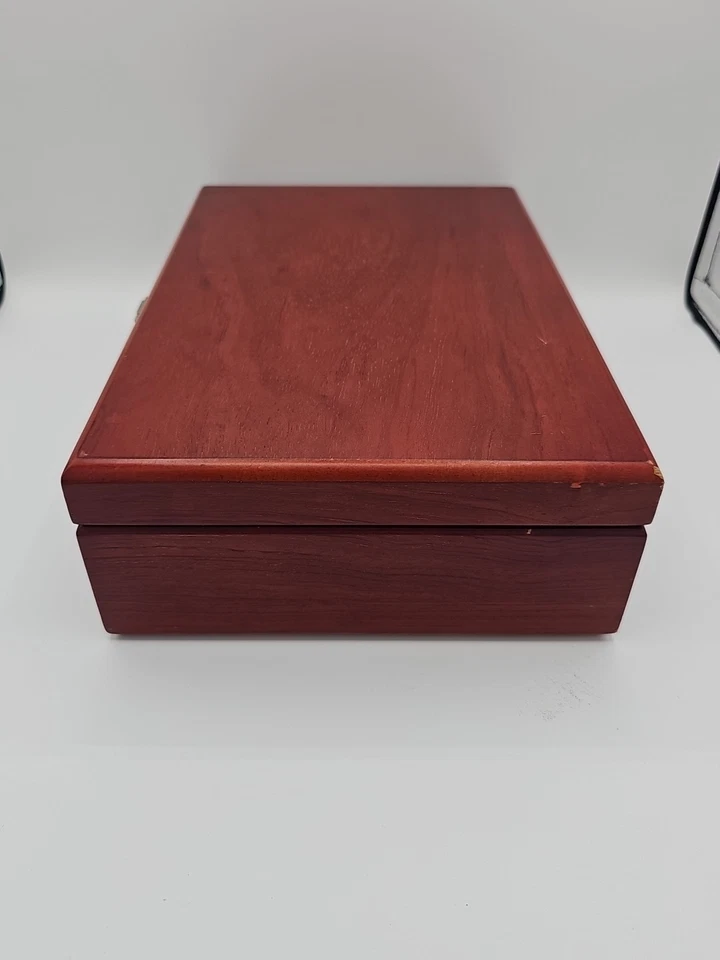 Abridor de botellas de vino Brookstone Heritage Connoisseur's estuche de madera pieza faltante Foto 2 de 4