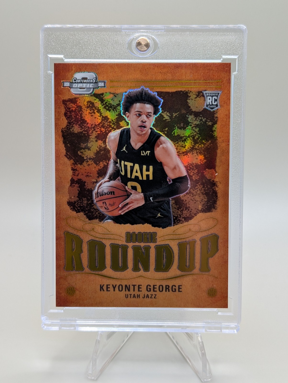 Keyonte George 2023-24 Contenders Optic Rookie Roundup Gold /10