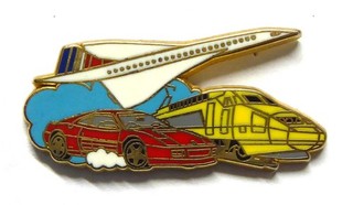 Pin's TGV Concorde Ferrari 7