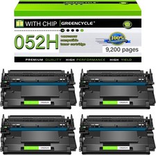 4 Pack CRG 052H Toner fit for Canon image CLASS MF426dw MF424dw MF429dw LBP214dw