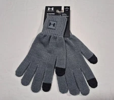Under Armour Mens  SZ  S/M  Winter Halftime Warm Tech Tip Touch Screen Gloves