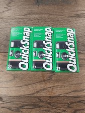 3 Pcs Fujifilm Quicksnap Flash 400 Single Use Disposable 35mm Camera, 27 Exp