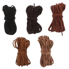  5 Rolls Necklace Making Rope Cord for Bracelet Craft Elastic Alternative