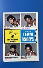 1974-75 Topps - Kareem Abdul-Jabbar, Oscar Robertson #91