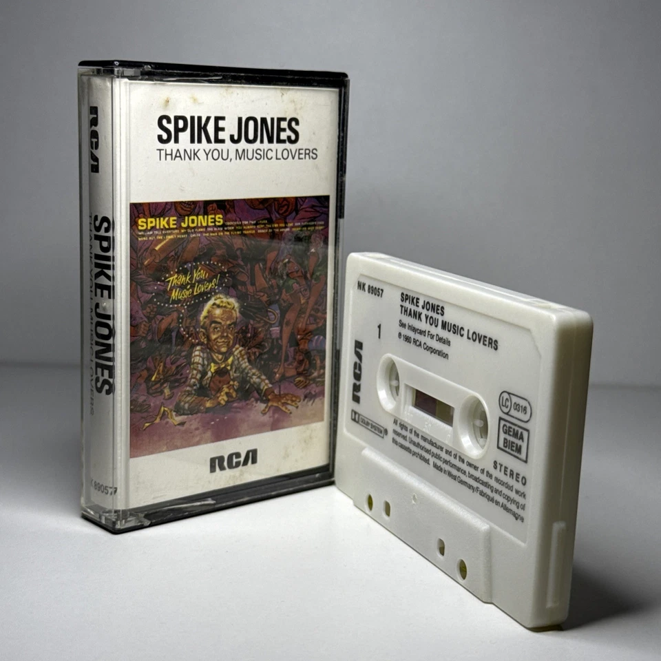 Spike Jones ‎Thank You, Music Lovers! CASSETTE ALBUM JAZZ POP Big Band, Parody - Image 3 of 4