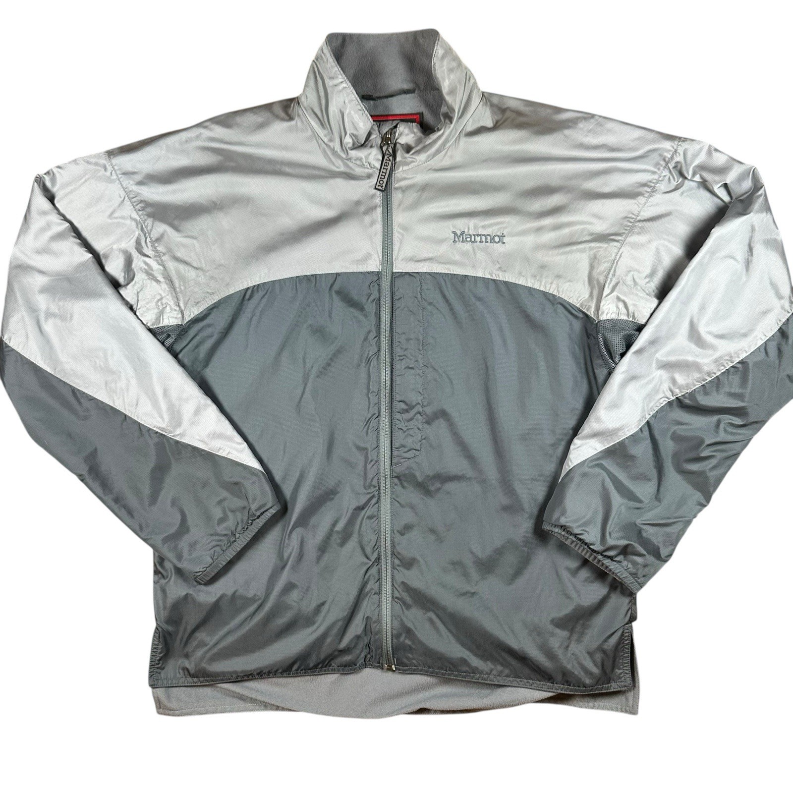 Marmot Softshell Windbreaker Jacket Gray Full Zip… - image 1