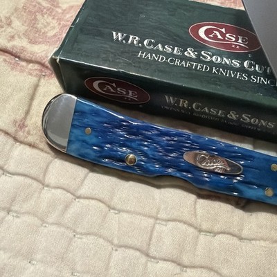 2004 Case XX 61549L SS Copperlock Caribbean Blue Bone Pocket Worn
