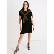 Madewell Crewneck Button-Back Easy Dress