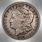 1903-S Morgan Dollar CACG F-15 CAC - Looks VF!!