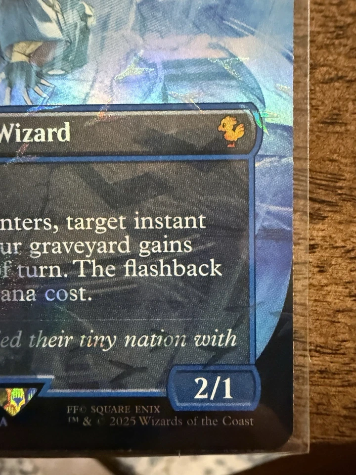 MTG Snapcaster Mage [Chocobo Track Foil] Final Fantasy FIC 0469 Mythic NM - Image 3 of 4