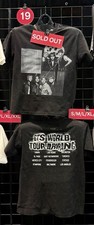 BTS Unisex Black Graphic Print Crew Neck T-Sh...