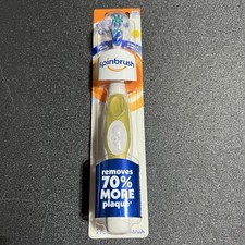 Spinbrush PRO CLEAN Battery Powered Toothbrush, Soft Bristles, 1 Count, Gold New