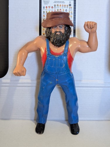 WWF LJN Hillbilly Jim w Hat - WWE Vintage Titan Sp...
