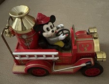 Vintage 1984 Walt Disney Mickey Mouse Firefighter Fire Engine Truck Japan Works 