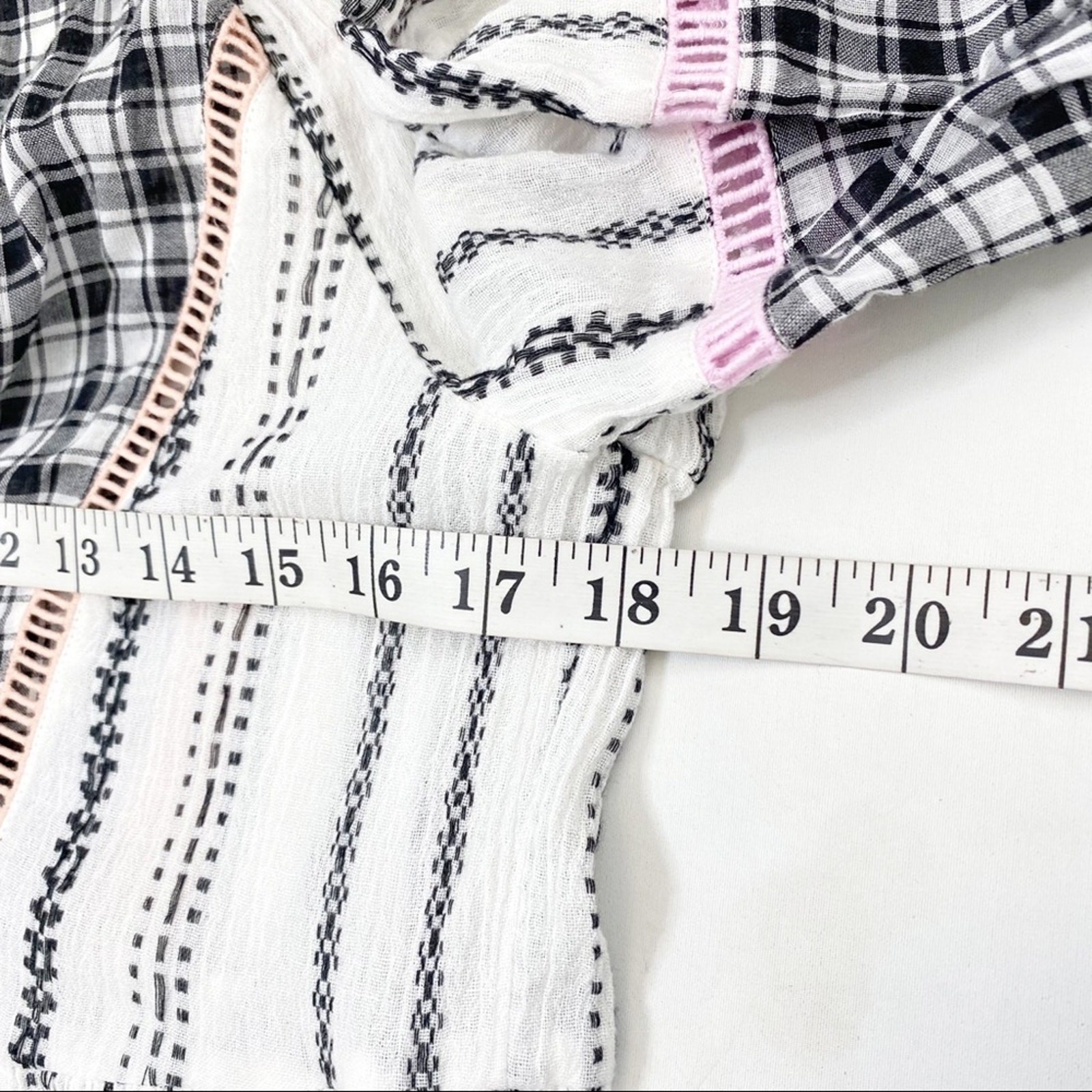 Veronica Beard Eileen Paneled Checked Georgette M… - image 7