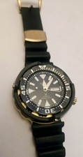 Seiko Prospex Men's Black Watch with Rubber Strap - 4R36-04Y0 for