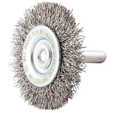 Wire Wheel Brush, Crimped, Carbon Steel,  66252839030