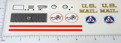 Tru Scale US Mail International Scout Stickers TS-006