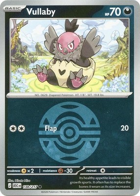 Vullaby (Dusk Ball) 138/217 Common ME: Ascended Heroes ASC Reverse Holo