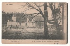 Old postcard 55 - Four de paris: les ruins après les combats (meuse) written 1916 - WW1