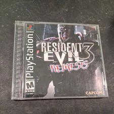 Resident Evil 3 Nemesis (Sony Playstation 1, 1999) PS1 Black Label CIB Reg Card