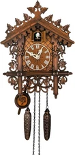 Cuckoo Clock Vintage-Style Exquisite Scroll Work