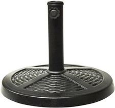 10kg Garden Parasol Base Stand Heavy Duty Cast Iron Outdoor Umbrella Holder 50mm