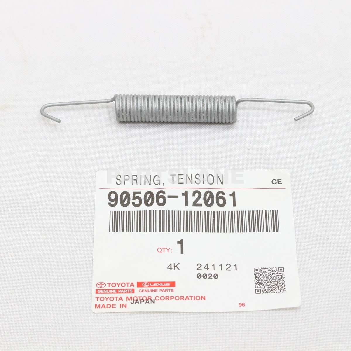 90506-12061 Toyota OEM SPRING, TENSION, NO.1(FOR PARKING BRAKE