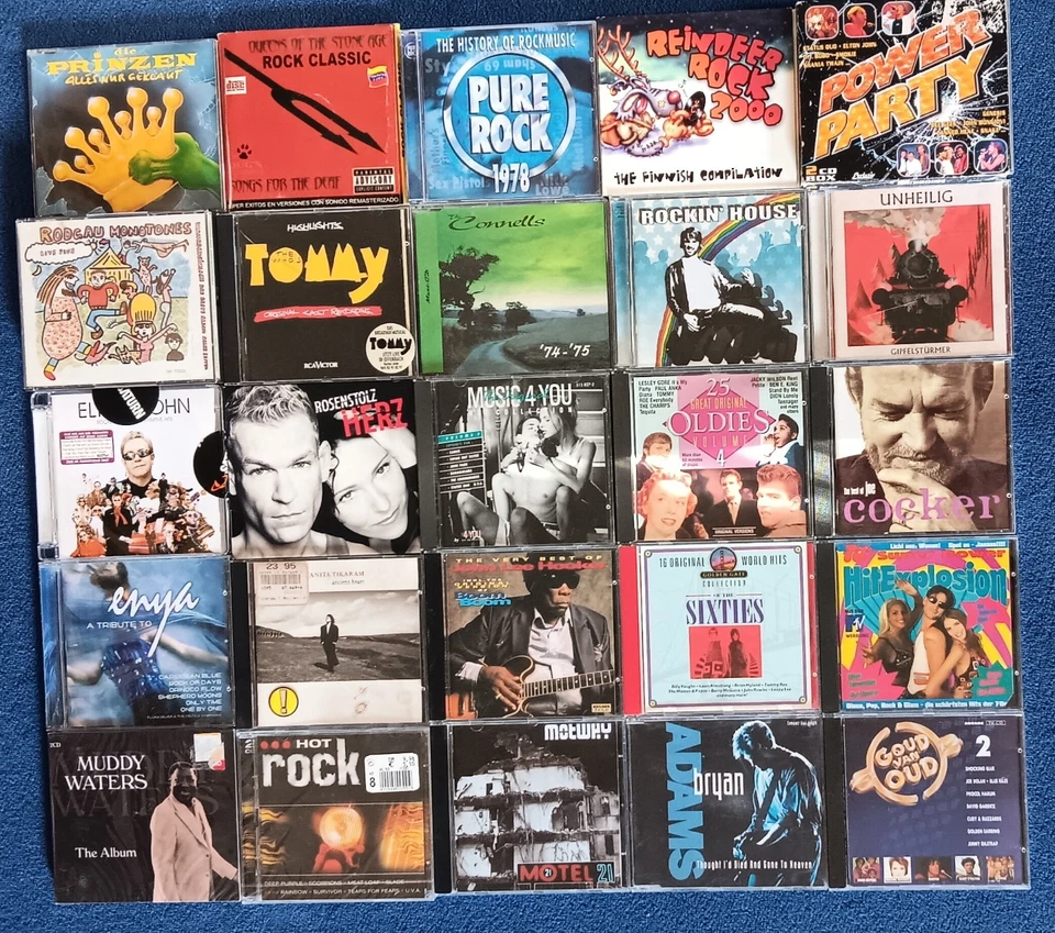 CD Sammlung Konvolut Rock,Metal, Oldies, Pop, 25 STK Sammlung
