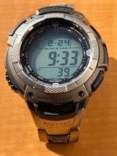 Casio PRO TREK PRW-1000TJ Radio Solar Titanium Belt