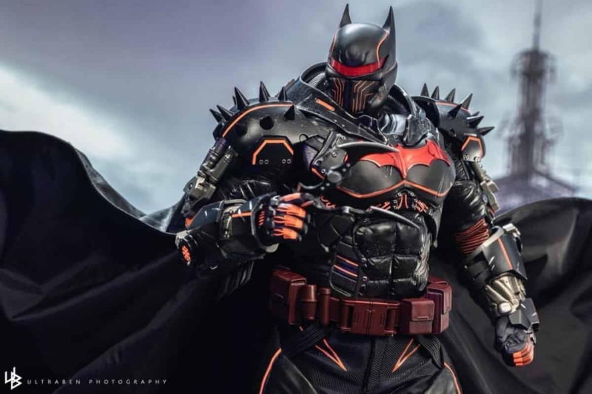 US Hot Toys VGM73 Arkham Origins Batman XE Suit Hellbat Version