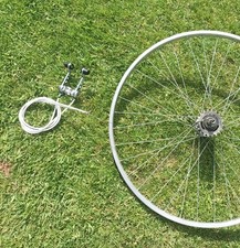 Sturmey Archer 5-Speed Rear Wheel With SA5 shifters 700c 5-star model.
