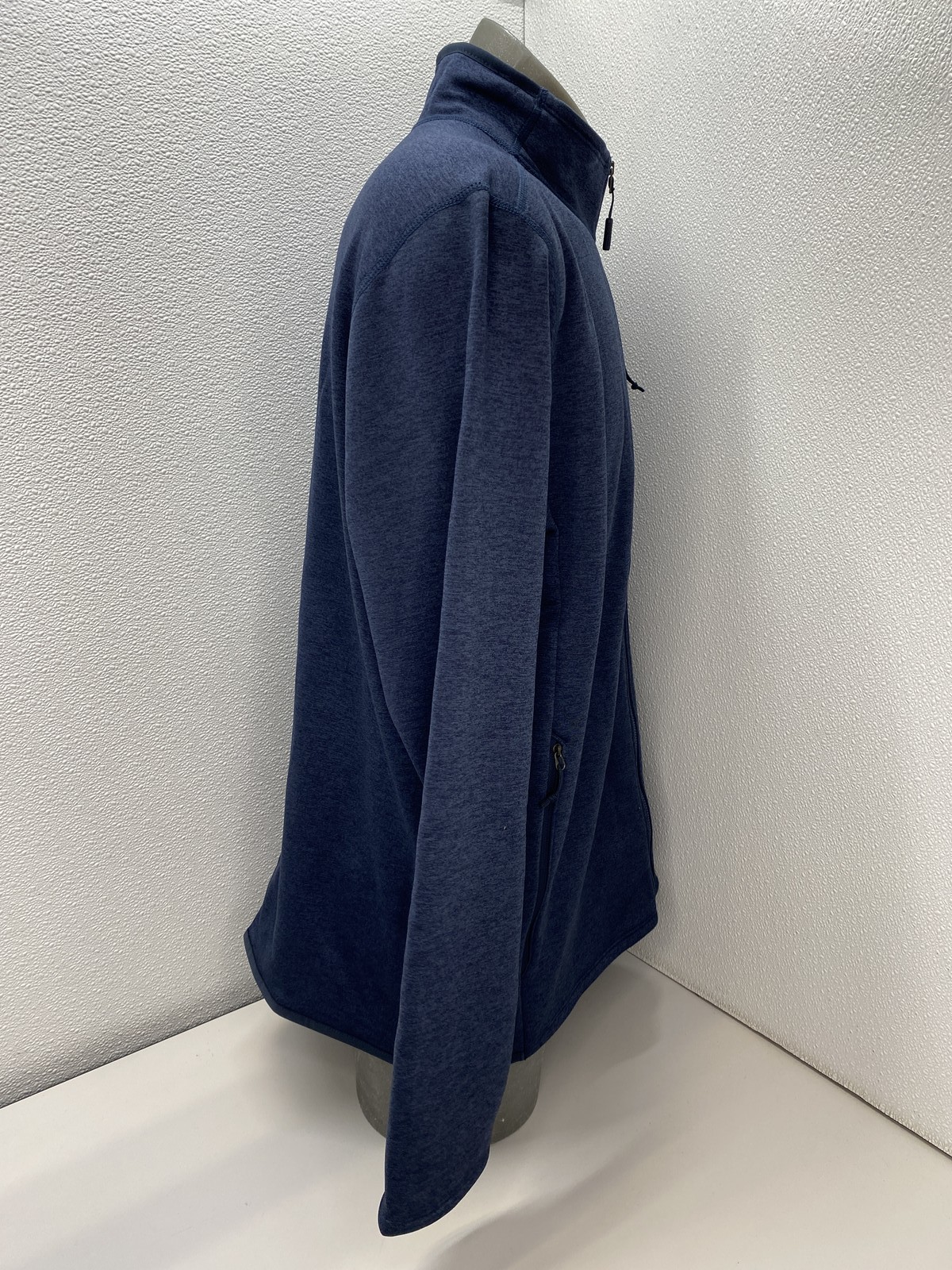 The North Face Mens Jacket Urban Navy Heather Blue Size XL Skyline Fleece thumbnail 5