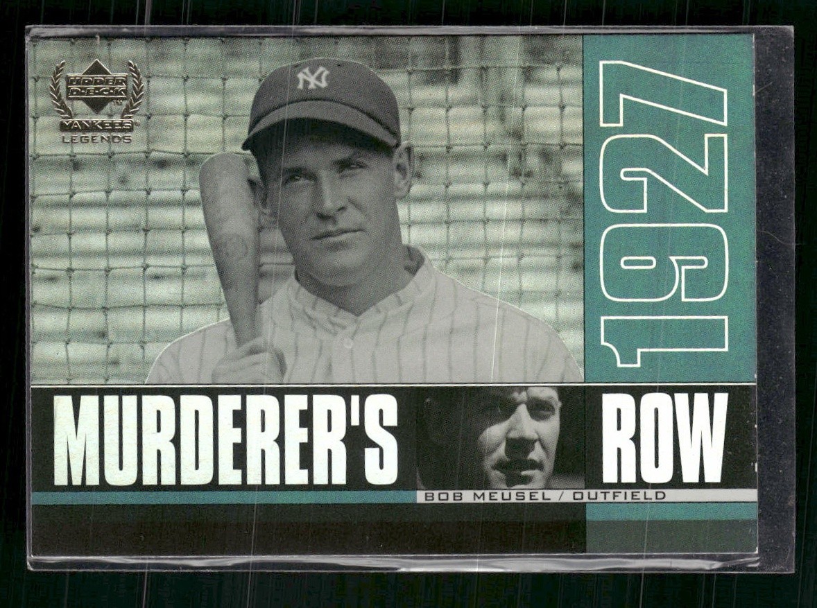 Bob Meusel #MR3 2000 Upper Deck Yankees Legends Baseball Murderer's Row