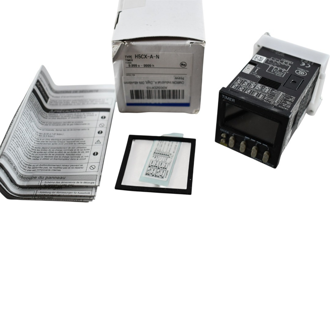 NEW Omron H5CX-A-N Digital Timer 100-240VAC 1/16 DIN 9.999s to 9999h