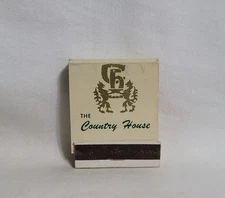 Vintage Matchbook The Country House Restaurant Minneapolis MN Advertising Full