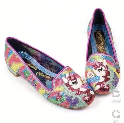 Irregular Choice Loosen The Reins Carousel Unicorn Flats   Size 40 / US 9