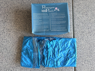 NEW Passages Birthing Pool Premium Birth Tub, Birth Pool, Blue/Clear