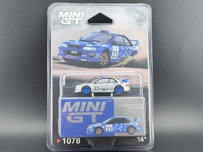 Mini GT Subaru Impreza WRC99 #23 2000 Acropolis Rally #1078 1/64
